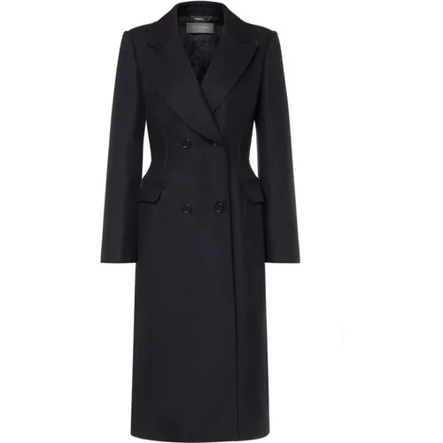 Elegant Belted Coat , female, Sizes: S - alberta ferretti - Modalova