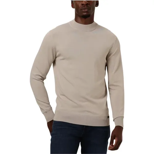 Beiger Stylischer Herrenpullover , Herren, Größe: 2XL - Genti - Modalova