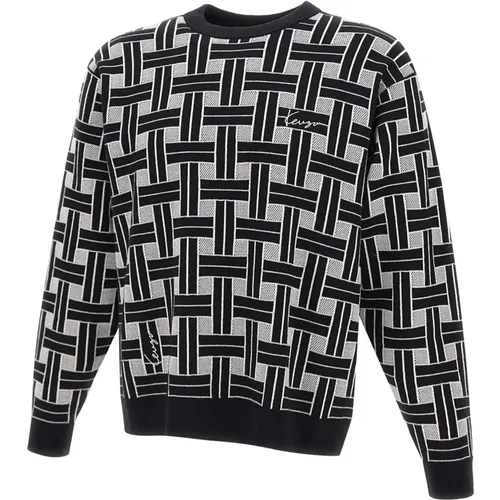 Paris Black Sweater , male, Sizes: L, S, M, XL - Kenzo - Modalova