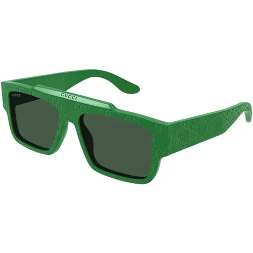 Grüne Linse Sonnenbrille Gg1460S 007 - Gucci - Modalova
