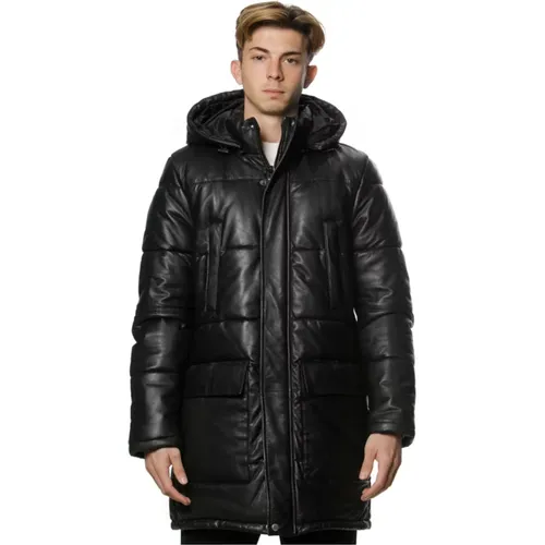 Genuine Sheep Leather Jacket , male, Sizes: M - Oakwood - Modalova