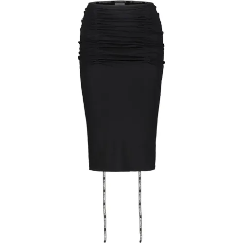 Logo Drawstring Jersey Skirt , female, Sizes: S, M, XS - Vetements - Modalova