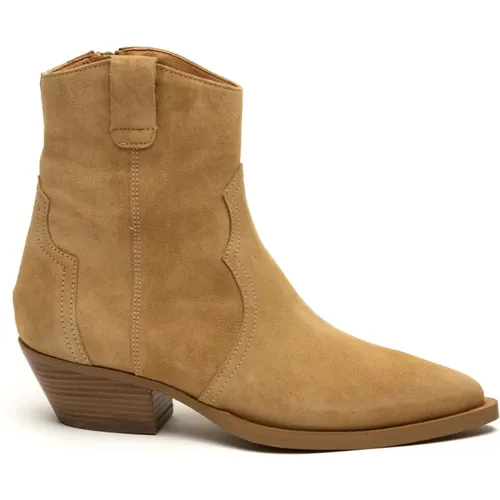 Kamel Baby Silk Stiefel , Damen, Größe: 37 EU - Alpe - Modalova