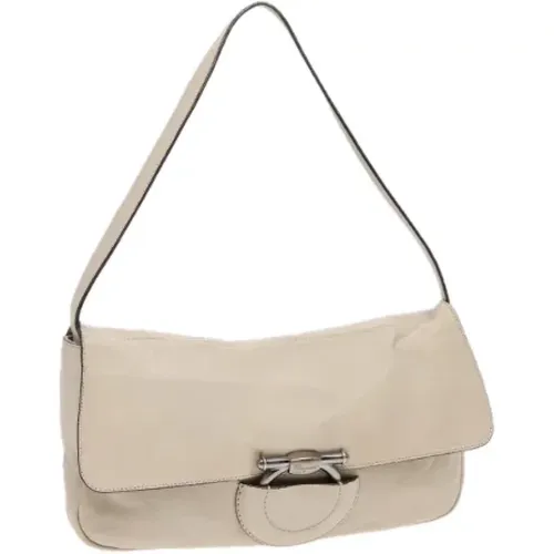 Pre-owned Leather shoulder-bags , female, Sizes: ONE SIZE - Salvatore Ferragamo Pre-owned - Modalova