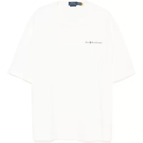 Logo Print T-shirts and Polos , male, Sizes: L - Polo Ralph Lauren - Modalova