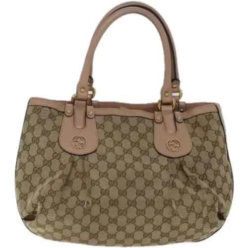 Pre-owned Canvas gucci-bags , female, Sizes: ONE SIZE - Gucci Vintage - Modalova