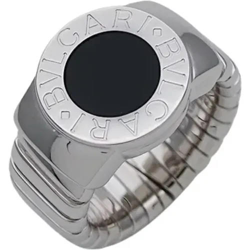 Pre-owned White Gold rings , female, Sizes: ONE SIZE - Bvlgari Vintage - Modalova