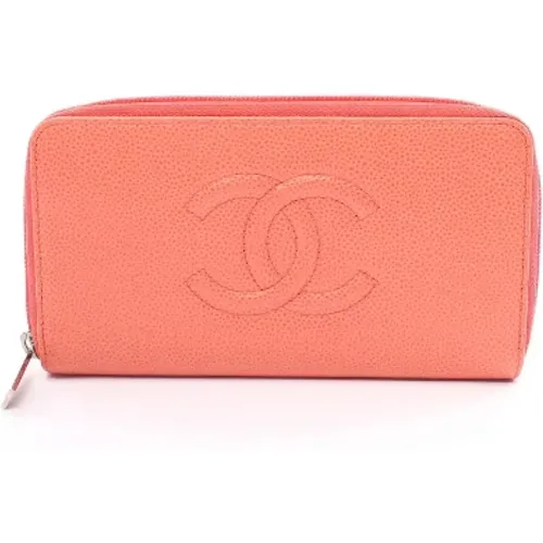 Pre-owned Leather wallets , female, Sizes: ONE SIZE - Chanel Vintage - Modalova