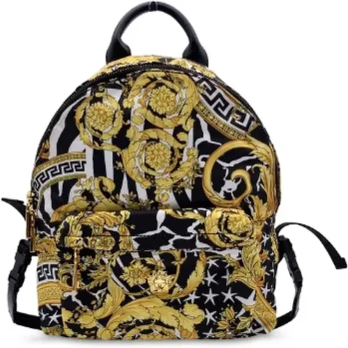 Pre-owned Fabric backpacks , female, Sizes: ONE SIZE - Versace Pre-owned - Modalova