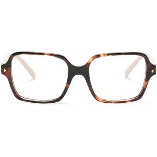 Havana Optical Frame , female, Sizes: 51 MM, 53 MM - Prada - Modalova