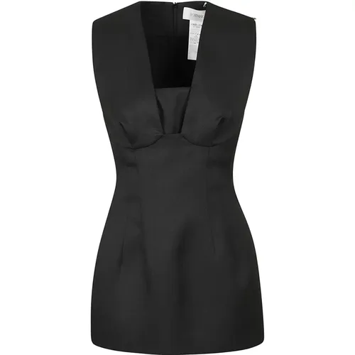 Schwarzes Topwear mit Quadratischem Ausschnitt , Damen, Größe: XS - Max Mara - Modalova