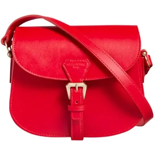 Rote Leder Baby Flâneur Tasche , Damen, Größe: ONE Size - Ines De La Fressange Paris - Modalova