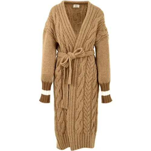 Camel Coats for Women , female, Sizes: XS, S - Akep - Modalova