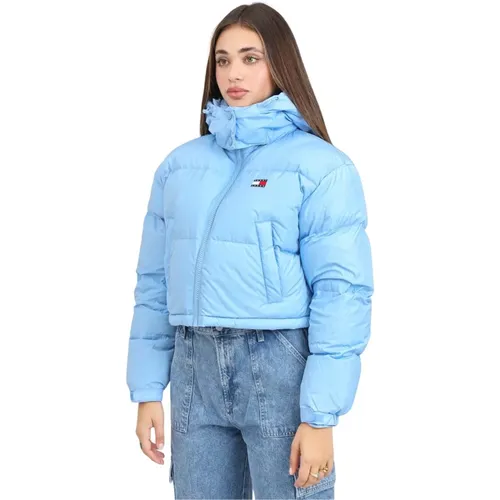 Alaska Puffer Mantel in Hellblau - Tommy Jeans - Modalova