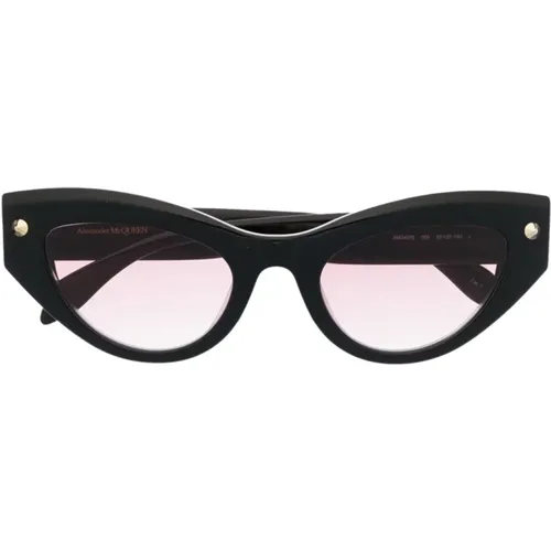 Luxury Cat-Eye Sunglasses , female, Sizes: ONE SIZE - alexander mcqueen - Modalova