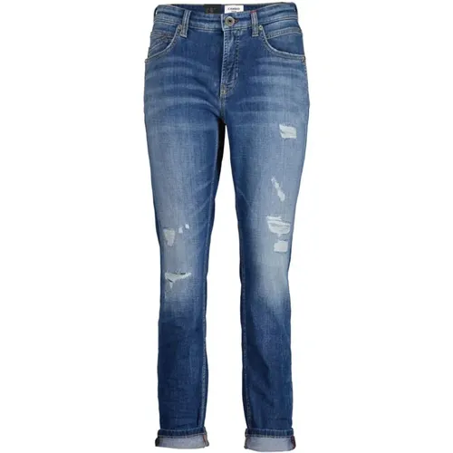 Stilvolle Cropped Jeans , Damen, Größe: M - CAMBIO - Modalova