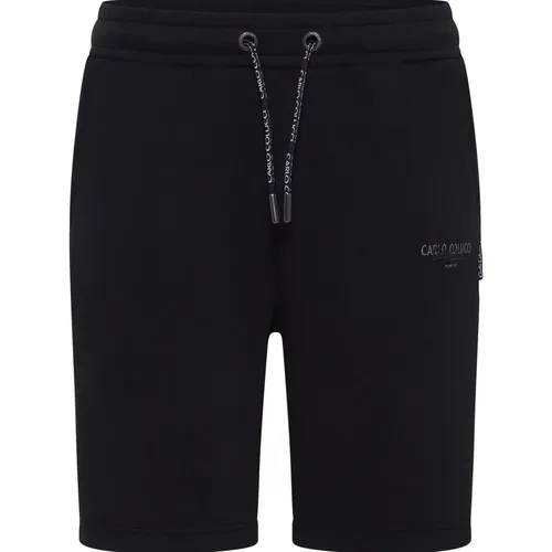 Relaxed Atmosphere Basic Line Shorts , male, Sizes: 2XL, S, M - carlo colucci - Modalova