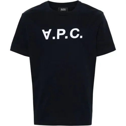 Logo Flocked VPC T-Shirt,Standard Grand T-Shirt,Grand VPC T-Shirt - A.P.C. - Modalova