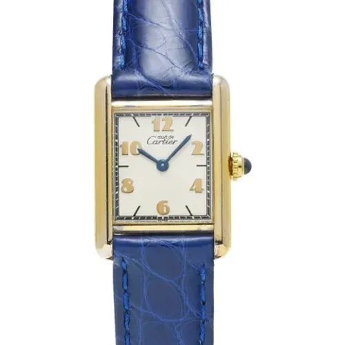 Pre-owned Yellow Gold watches , female, Sizes: ONE SIZE - Cartier Vintage - Modalova