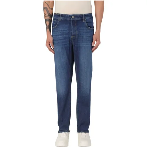 Stretch-Denim-Jeans mit schmaler Passform , Herren, Größe: W34 - PT Torino - Modalova