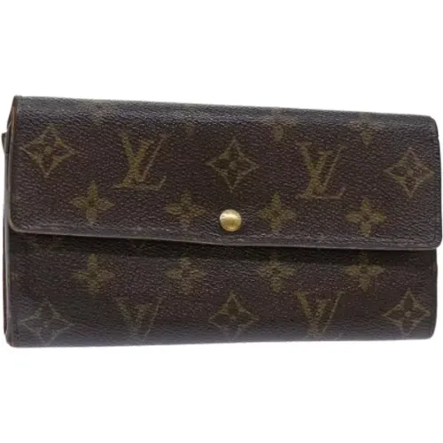 Pre-owned Canvas wallets , female, Sizes: ONE SIZE - Louis Vuitton Vintage - Modalova