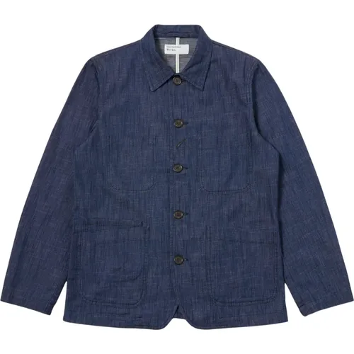Summer Denim Jacket , male, Sizes: XL, M, L - Universal Works - Modalova