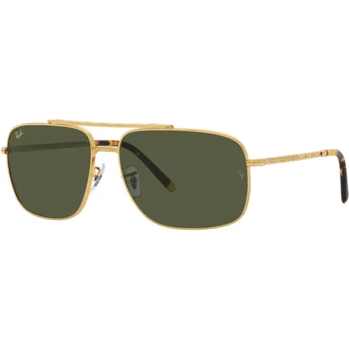 Gold and Grey Sungles RB 3796 , male, Sizes: 62 MM - Ray-Ban - Modalova