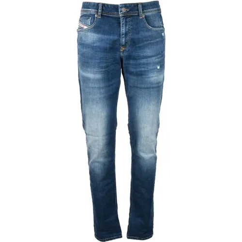 Slim Fit Stretch Denim Jeans , Herren, Größe: W38 - Diesel - Modalova