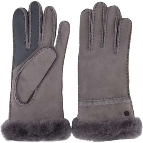 UGG , Gloves ,Gray female, Sizes: M - Ugg - Modalova