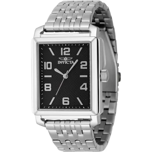 Vintage Men's Quartz Watch , male, Sizes: ONE SIZE - Invicta Watches - Modalova