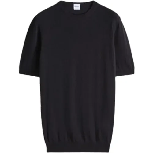 Baumwoll-T-Shirt in Schwarz , Herren, Größe: 2XL - Aspesi - Modalova