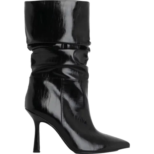 Klassische schwarze High Heel Stiefel , Damen, Größe: 39 EU - Jeffrey Campbell - Modalova