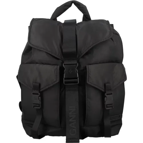 Tech Backpack , female, Sizes: ONE SIZE - Ganni - Modalova