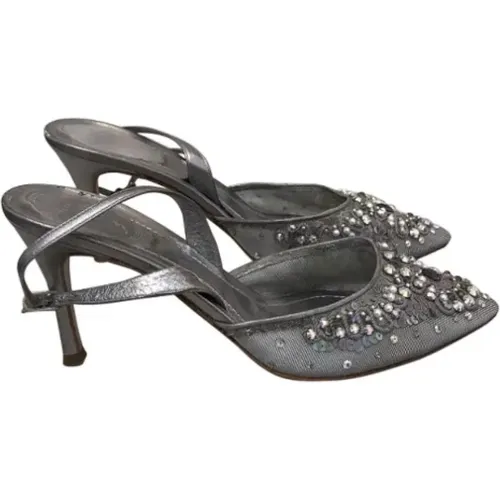 Pre-owned Leather heels , female, Sizes: 6 UK - René Caovilla Pre-owned - Modalova