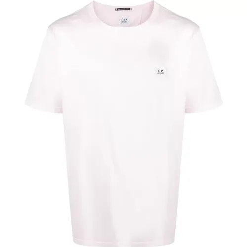 Logo Patch T-Shirt , male, Sizes: M, L, XL - C.P. Company - Modalova