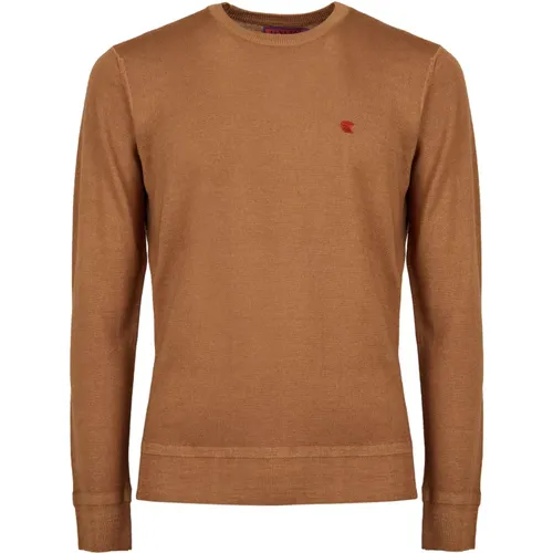 Luxuriöser Woll-Crew-Neck Pullover - Gallo - Modalova