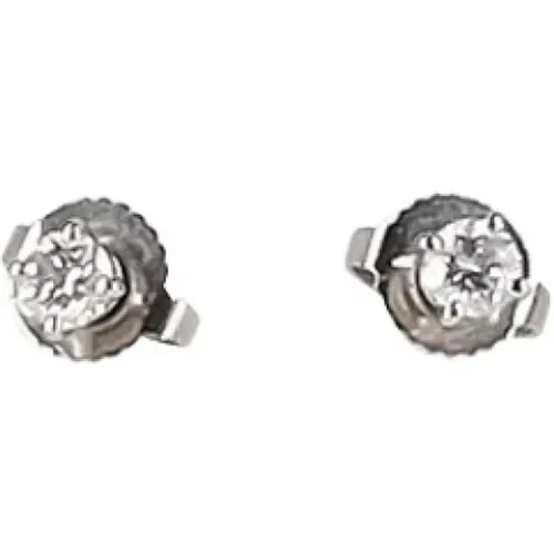 Pre-owned White Gold earrings , female, Sizes: ONE SIZE - Tiffany & Co. Pre-owned - Modalova