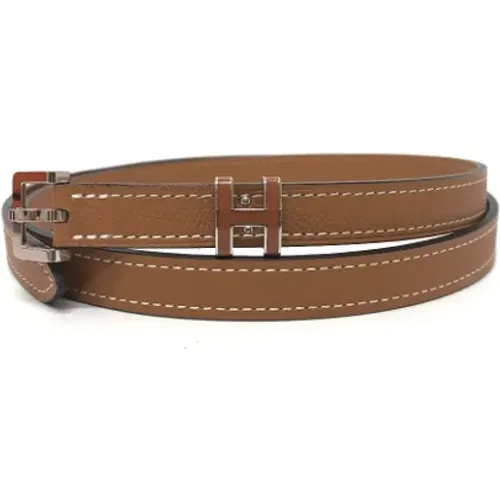 Pre-owned Leather belts , female, Sizes: ONE SIZE - Hermès Vintage - Modalova