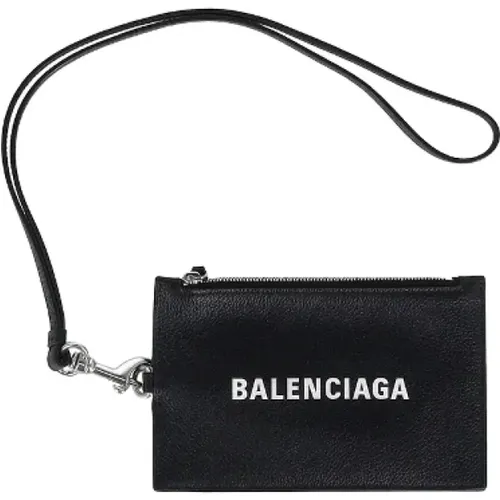 Pre-owned Leather wallets , male, Sizes: ONE SIZE - Balenciaga Vintage - Modalova