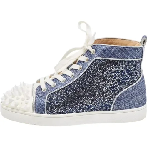Pre-owned Canvas sneakers , female, Sizes: 6 UK - Christian Louboutin Pre-owned - Modalova