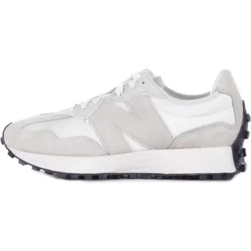Weiße Leder Gummisohle Sneakers - New Balance - Modalova