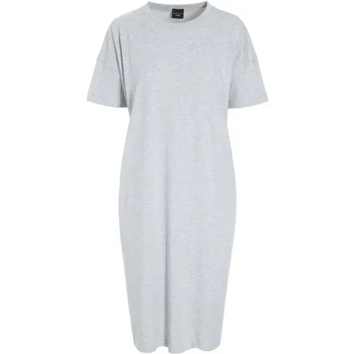 Cotton Dress Light Grey Melange , female, Sizes: M - Bitte Kai Rand - Modalova