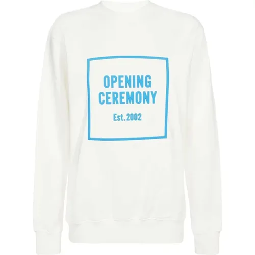 Logo-Print Sweatshirt , Damen, Größe: S - Opening Ceremony - Modalova