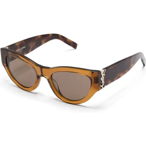 SL M94 011 Sunglasses , female, Sizes: 53 MM - Saint Laurent - Modalova