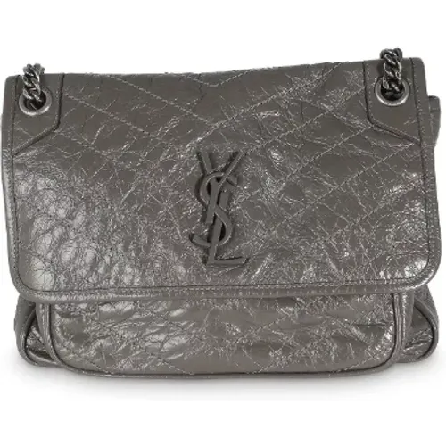 Pre-owned Leather shoulder-bags , female, Sizes: ONE SIZE - Yves Saint Laurent Vintage - Modalova