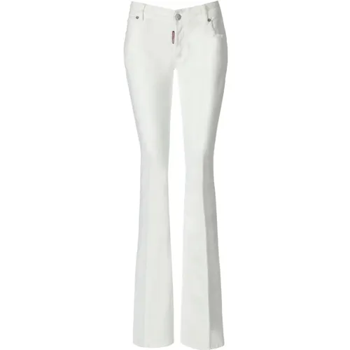 Twiggy Weiße Flare Jeans Dsquared2 - Dsquared2 - Modalova