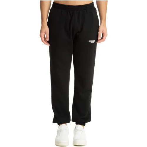 Club Logo Sweatpants with Drawstring Closure , male, Sizes: S - Represent - Modalova