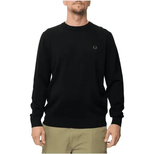 Retro Logo Pullover Fred Perry - Fred Perry - Modalova