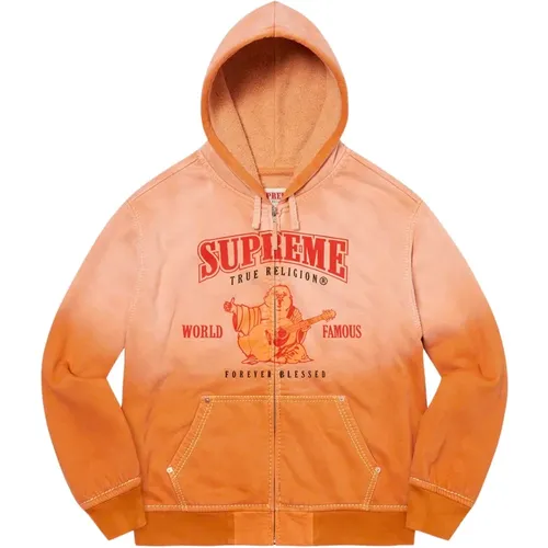 Limited Edition Zip Up Hoodie Dusty , male, Sizes: L - Supreme - Modalova