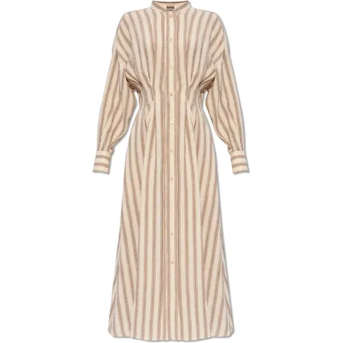 Gestreiftes Kleid , Damen, Größe: 2XS - Max Mara - Modalova